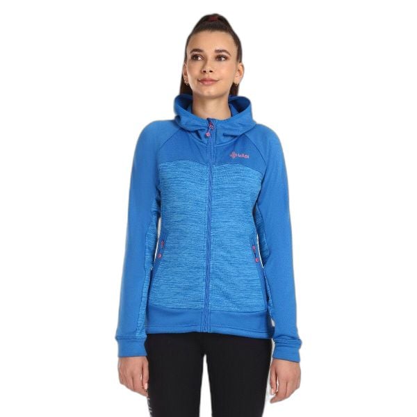 Bluza damska Kilpi Layana. Niebieskie bluzy z kapturem Kilpi, xs, bez wzorów, z kapturem, narciarskie. Za 396.23 zł.
