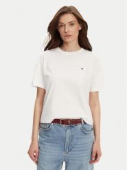 Tommy Hilfiger T-Shirt UW0UW05763 Biały Regular Fit. Białe t-shirty Tommy Hilfiger, m, bez wzorów, z bawełny, bez kołnierzyka, bez ramiączek. Za 179.99 zł.