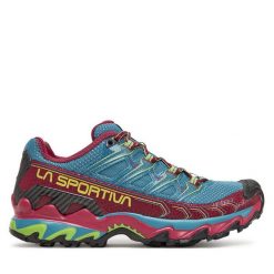 Buty do biegania La Sportiva. Niebieskie buty do biegania La Sportiva, bez wzorów, bez zapięcia, do biegania. Za 579.99 zł.
