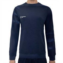 Bluza treningowa ASAI z kapturem z bawełny niebieska. Niebieskie bluzy z kapturem LEGEA, s, bez wzorów, z bawełny, bez kaptura, do biegania. Za 80.00 zł.