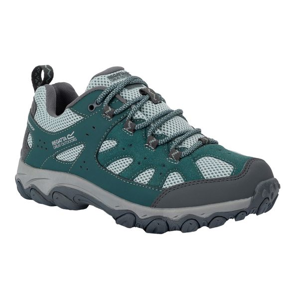 Damskie Buty Do Chodzenia Edgepoint IV Low. Zielone buty trekkingowe Regatta, z materiału, bez zapięcia. Za 273.99 zł.