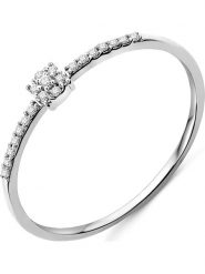 Revoni Złoty pierścionek z diamentami rozmiar: 60. Szare pierścionki Revoni, z diamentem, złote. Za 652.99 zł.