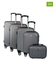 Geographical Norway 5-częściowy zestaw "Softless" w kolorze szarym rozmiar: onesize. Szare walizki Geographical Norway. Za 565.99 zł.