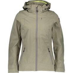 Kurtka softshellowa "Farata Embossed" w kolorze khaki. Brązowe bluzy Killtec, m, bez wzorów, z materiału, bez kaptura. W wyprzedaży za 174.95 zł.