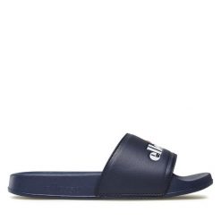 Klapki Ellesse. Niebieskie klapki Ellesse, bez wzorów, sportowe, bez obcasa, bez zapięcia. Za 99.99 zł.