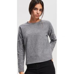 Bluza z koralikami - Jasny szar. Bluzy marki DOMYOS. W wyprzedaży za 49.99 zł.