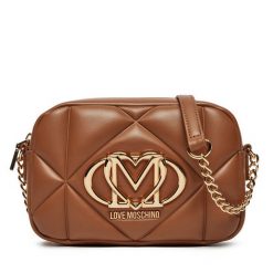 Torebka LOVE MOSCHINO. Brązowe listonoszki Love Moschino, bez wzorów, bez dodatków. Za 539.99 zł.