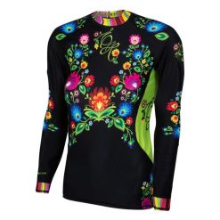 Koszulka Sportowa Rashguard damski MMA EXTREME HOBBY FOLK. Czarne t-shirty sportowe EXTREME HOBBY, m, bez wzorów, z bawełny, bez ramiączek, na fitness i siłownię. Za 209.00 zł.