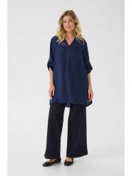 Cream Tunika w kolorze granatowym rozmiar: 36. Niebieskie tuniki Cream, bez wzorów, bez kołnierzyka, bez ramiączek. Za 152.99 zł.