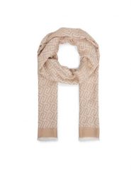 Liu Jo Szal 2A6001 T0300 Beżowy. Brązowe szaliki i kominy Liu Jo, bez wzorów, z wiskozy. Za 249.99 zł.