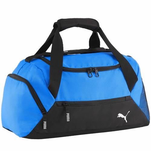 Torba sportowa unisex Puma 09023202. Niebieskie torby sportowe Puma, bez wzorów, z materiału. Za 129.00 zł.