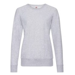 Lekki Sweter Raglanowy Dla Kobiet. Szare swetry fruit of the loom, xl, bez wzorów, bez ramiączek. Za 58.99 zł.