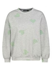 Sublevel Bluza w kolorze szaro-zielonym rozmiar: S/M. Szare bluzy Sublevel, m, bez wzorów, bez ramiączek, bez kaptura. Za 118.56 zł.