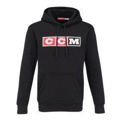 CCM - Bluza z kapturem Heritage 3 Block - Dorośli - Czarna - L. Czarne bluzy CCM, na zimę, l, bez wzorów, z kapturem. Za 391.28 zł.