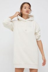 Woolrich sukienka kolor beżowy mini oversize. Brązowe sukienki Woolrich, l, z aplikacjami, bez kołnierzyka, bez ramiączek, maxi, oversize. W wyprzedaży za 749.99 zł.