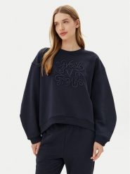 ViCOLO Bluza RD0178 Granatowy Reglan Fit. Niebieskie bluzy ViCOLO, m, bez wzorów, z bawełny, bez kaptura. Za 309.99 zł.