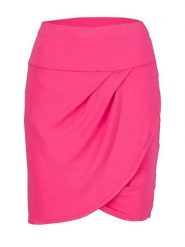 Blutsgeschwister Spódnica "Dreamy swinging hot pink" w kolorze różowym rozmiar: M. Różowe spódnice Blutsgeschwister, na co dzień, m, bez wzorów, mini, kopertowe. Za 92.64 zł.