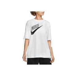 Koszulka Kobieta Nike Sportswear biały. Białe t-shirty sportowe Nike, bez wzorów, bez ramiączek. W wyprzedaży za 134.35 zł.