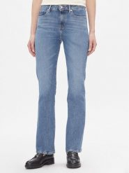 Tommy Hilfiger Jeansy Bootcut Rw Mel WW0WW40619 Niebieski Slim Fit. Niebieskie jeansy Tommy Hilfiger, bez wzorów, z bawełny. Za 299.99 zł.
