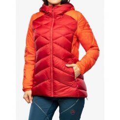 Kurtka puchowa damska La Sportiva Bivouac Down Jkt. Czerwone kurtki narciarskie La Sportiva, na zimę, s, bez wzorów, z puchu, bez kaptura, narciarskie. Za 886.99 zł.