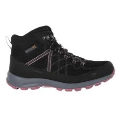 Buty trekkingowe damskie Regatta Samaris Lite wodoodporne. Czarne buty trekkingowe Regatta, bez zapięcia. W wyprzedaży za 253.00 zł.