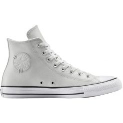Buty sportowe Converse Chuck Taylor All Star. Szare buty sportowe lifestyle Converse, bez wzorów, ze skóry ekologicznej, retro, bez zapięcia. Za 490.00 zł.