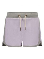 Like Flo Szorty w kolorze fioletowo-szarym rozmiar: 104. Różowe szorty Like Flo, bez wzorów, z bawełny. Za 86.99 zł.