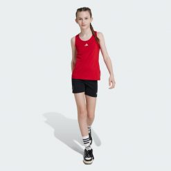 Legginsy Techfit Short Kids. Białe szorty adidas, bez wzorów, z materiału, sportowe. Za 119.00 zł.