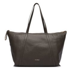 Torebka Coccinelle. Brązowe shopper bag Coccinelle, bez wzorów, bez dodatków. Za 1,299.00 zł.