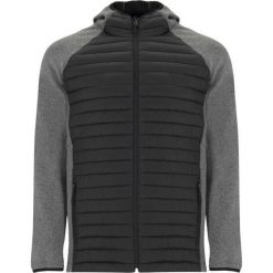 Kurtka Ocieplana Z Podpinką Dla Dorosłych Unisex Mińsk. Czarne kurtki przejściowe sportowe ROLY, l, bez wzorów, z materiału, z kapturem, trekkingowe. Za 154.99 zł.