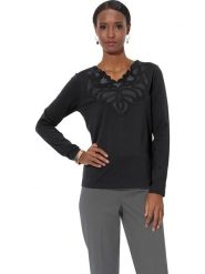 WITT WEIDEN Bluzka w kolorze czarnym rozmiar: 52. Czarne bluzki WITT WEIDEN, bez wzorów, bez kołnierzyka, bez ramiączek. Za 43.99 zł.