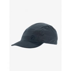 Czapka z daszkiem Fjallraven Abisko Trekking Cap. Niebieskie czapki z daszkiem Fjällräven, bez wzorów, sportowe. Za 135.99 zł.