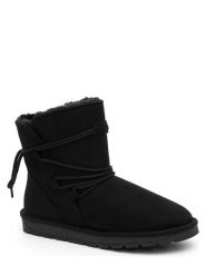 ISLAND BOOT Botki zimowe "Lila" w kolorze czarnym rozmiar: 36. Czarne botki Island Boot, bez wzorów, z materiału, bez obcasa, bez zapięcia. Za 125.25 zł.