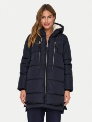 ONLY Kurtka puchowa New Nora 15304792 Granatowy Regular Fit. Niebieskie kurtki ONLY, l, bez wzorów, z puchu, bez kaptura. Za 269.99 zł.