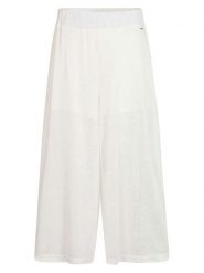 Herrlicher Spodnie "Andreia" w kolorze kremowym rozmiar: L. Brązowe spodnie materiałowe Herrlicher, bez wzorów, z materiału. Za 165.99 zł.