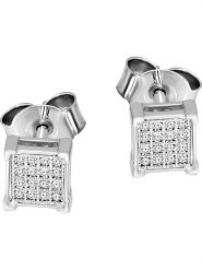 Vittoria Jewels Złote kolczyki-wkrętki z diamentami rozmiar: onesize. Szare kolczyki Vittoria Jewels, z diamentem, złote. Za 1,261.99 zł.