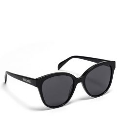 Okulary przeciwsłoneczne Nine West. Czarne okulary przeciwsłoneczne Nine West, bez wzorów. Za 149.99 zł.