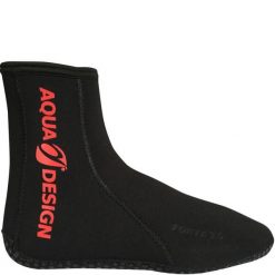 Skarpety neoprenowe Aquadesign Forte. Czarne skarpetki AQUADESIGN, bez wzorów, z materiału. Za 99.00 zł.