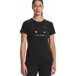 Koszulka z krótkim rękawem Damska Under Armour Sportstyle Czarny. Czarne t-shirty sportowe Under Armour, bez wzorów, bez ramiączek. Za 206.00 zł.