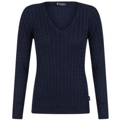 Sweter w kolorze granatowym. Swetry Denim Culture. W wyprzedaży za 149.95 zł.