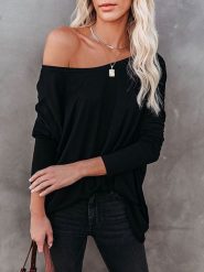 Milan Kiss Bluzka w kolorze czarnym rozmiar: S. Czarne bluzki Milan Kiss, s, bez wzorów, bez kołnierzyka, bez ramiączek. Za 165.99 zł.