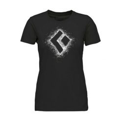 Koszulka damska bawełniana Black Diamond Chalked Up 2.0 Tee z krótkim rękawem. Czarne t-shirty sportowe Black Diamond, s, bez wzorów, z bawełny, bez ramiączek. Za 104.99 zł.