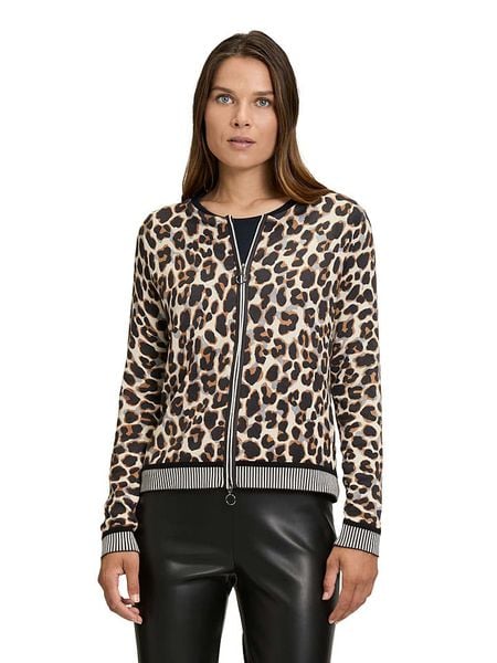 Betty Barclay Kardigan w kolorze szaro-beżowo-czarnym rozmiar: 38. Brązowe swetry Betty Barclay, bez wzorów, bez ramiączek. Za 118.84 zł.