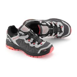 Buty niskie trekkingowe damskie Alpine Pro Ibane 3 Vibram. Szare trekkingi Alpine Pro, bez wzorów, z gumy, przed kostkę, bez zapięcia, trekkingowe. Za 519.00 zł.