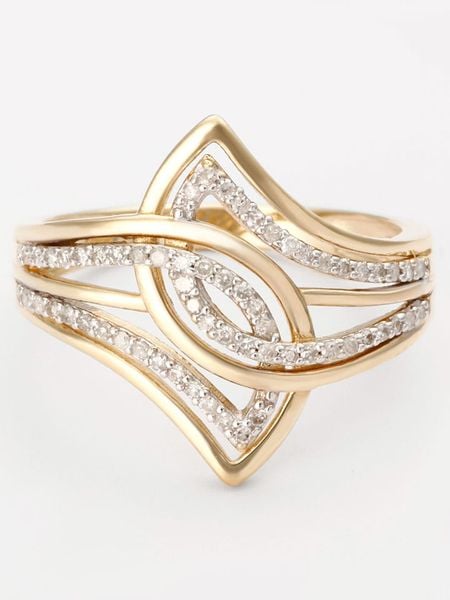 CARATELLI Złoty pierścionek "Éclat de Vie" z diamentami rozmiar: 54. Żółte pierścionki CARATELLI, z diamentem, złote. Za 1,972.09 zł.