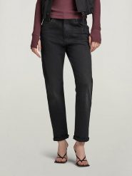 G-Star Dżinsy "Virjinya " - Slim fit - w kolorze czarnym rozmiar: W28/L32. Czarne jeansy G-Star, l, z aplikacjami, retro. Za 131.43 zł.