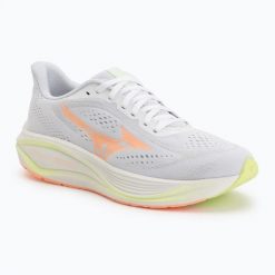 Buty do biegania damskie Mizuno Neo Cosmo 2. Białe buty do biegania Mizuno, bez wzorów, z materiału, bez zapięcia, do biegania. Za 379.99 zł.