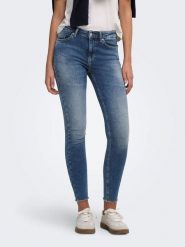 ONLY Dżinsy - Slim fit - w kolorze niebieskim rozmiar: XS/L32. Niebieskie jeansy ONLY, l, bez wzorów, klasyczne. Za 139.95 zł.
