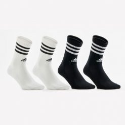 Skarpety sportowe tenis ADIDAS wysokie 4 pary. Skarpetki adidas, bez wzorów, z bawełny. Za 79.99 zł.