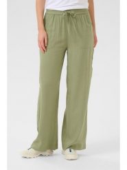 Kaffe Spodnie w kolorze zielonym rozmiar: 44. Zielone spodnie materiałowe Kaffe, bez wzorów, z materiału, klasyczne. Za 104.99 zł.